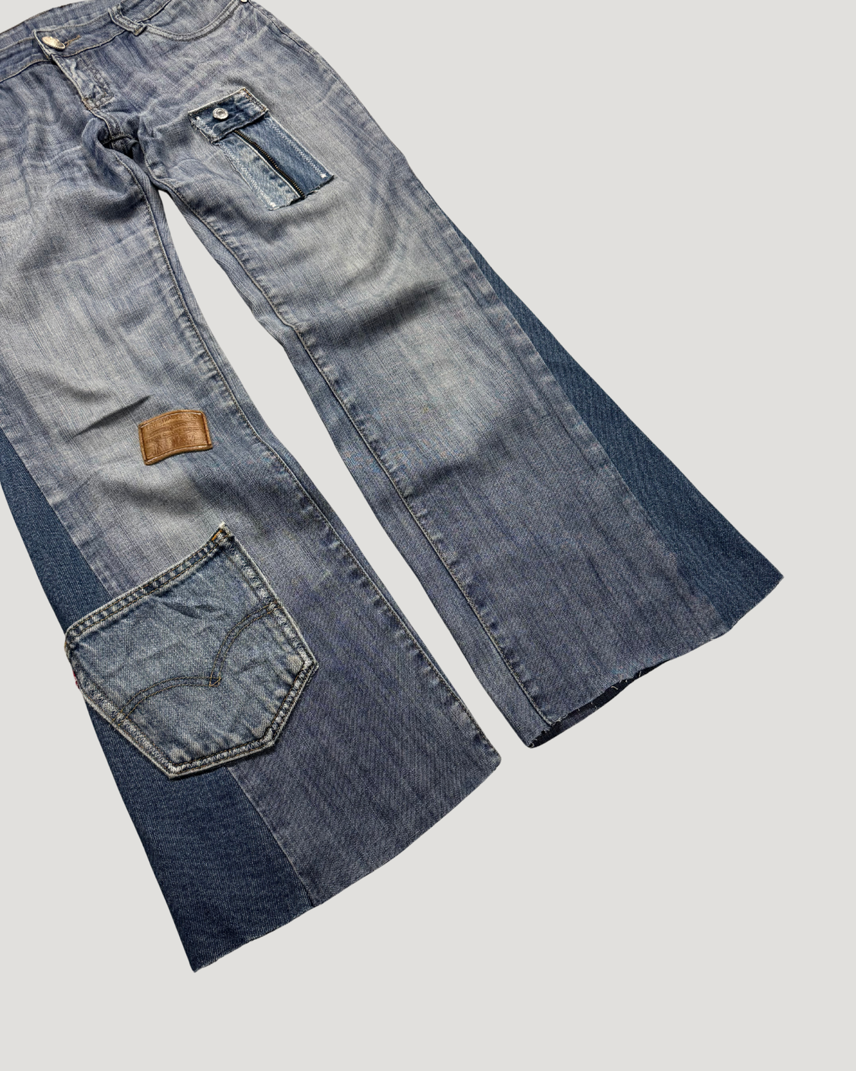 Patched Bootcut Flared M/L