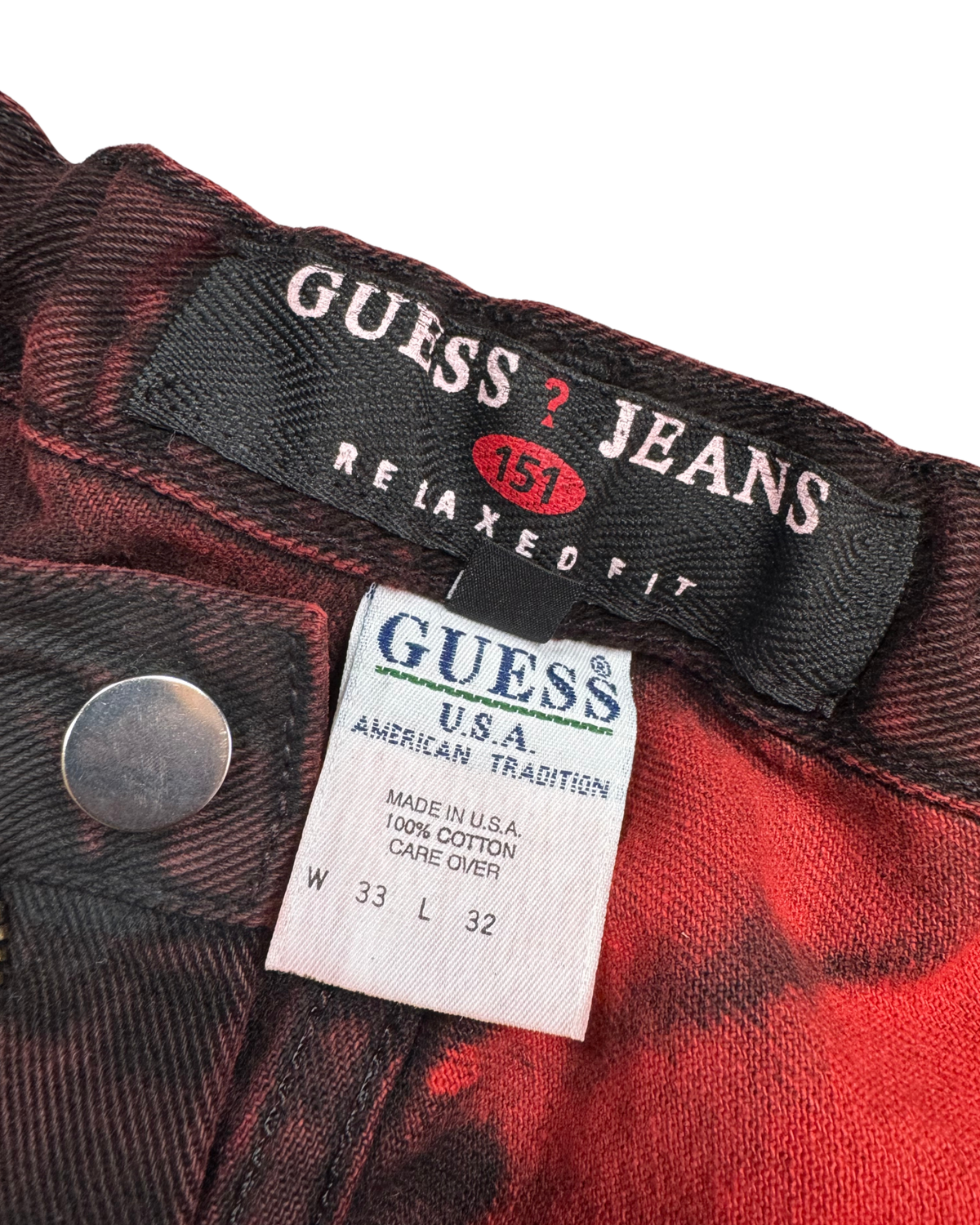 GUESS Redwaterfall Relaxed Fit W33