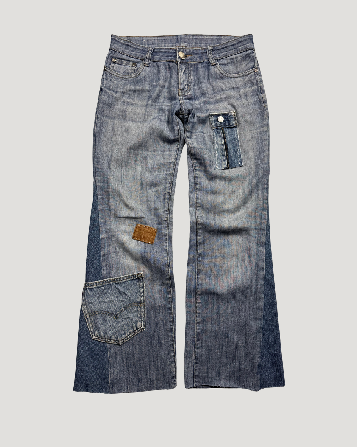 Patched Bootcut Flared M/L