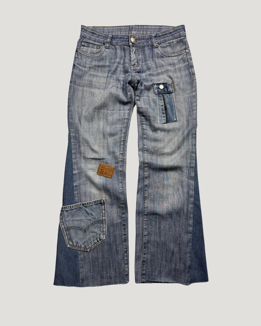 Patched Bootcut Flared M/L
