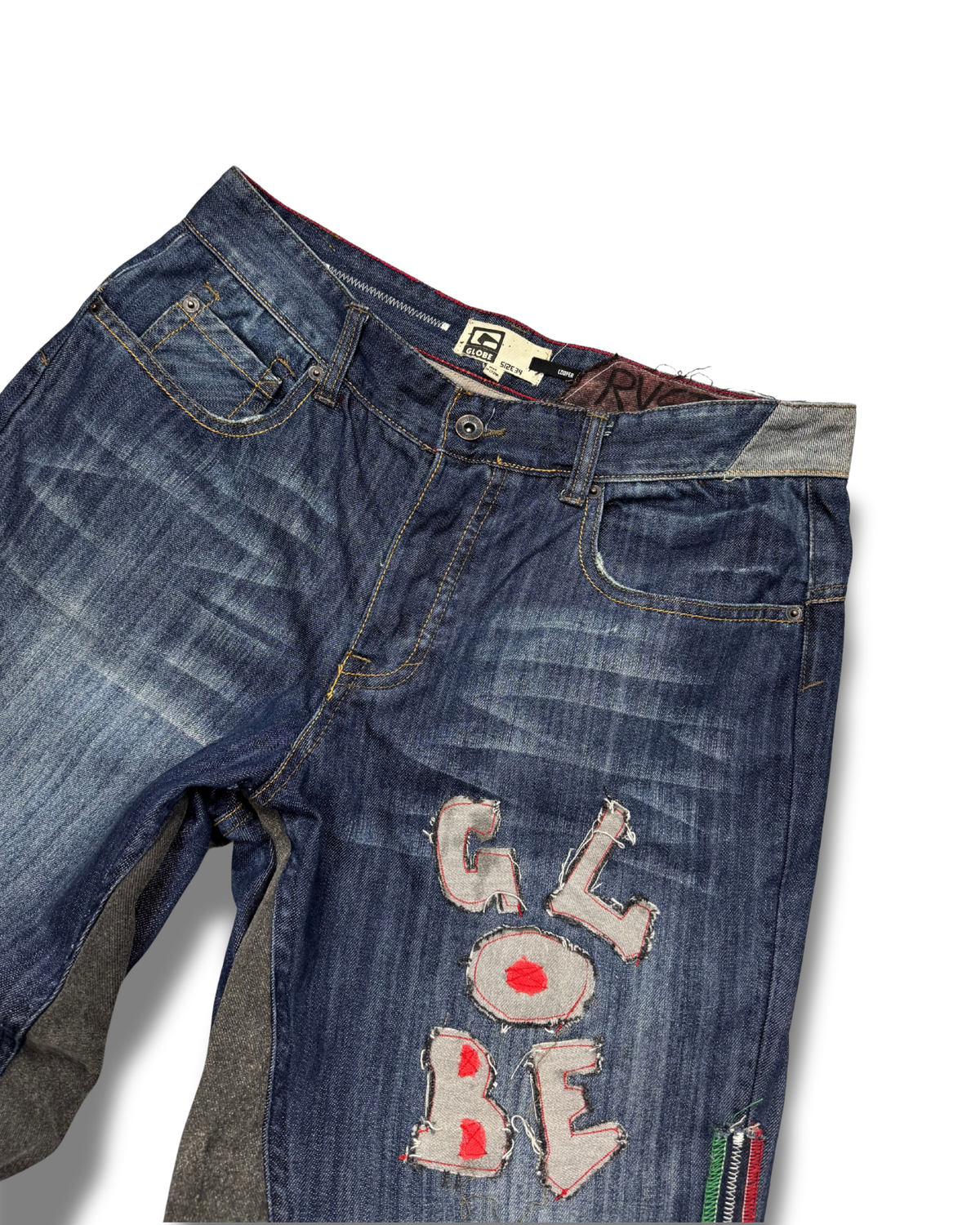 Globe Tricolour Baggy Fit W34
