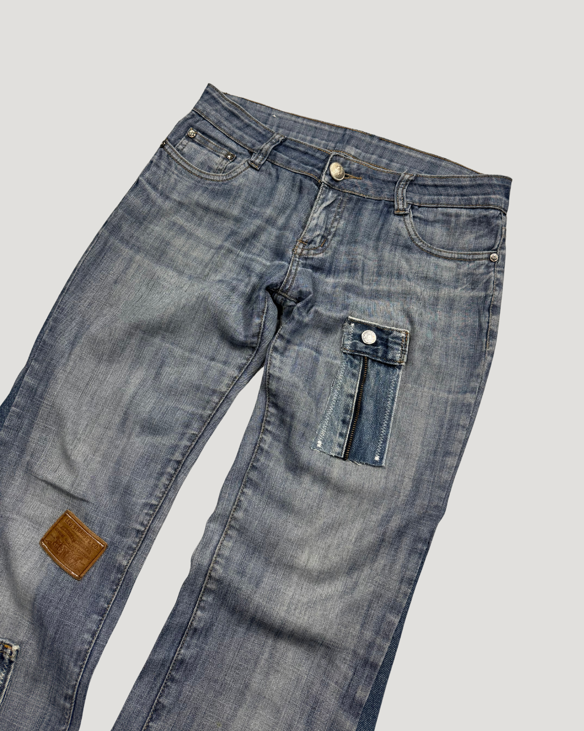Patched Bootcut Flared M/L