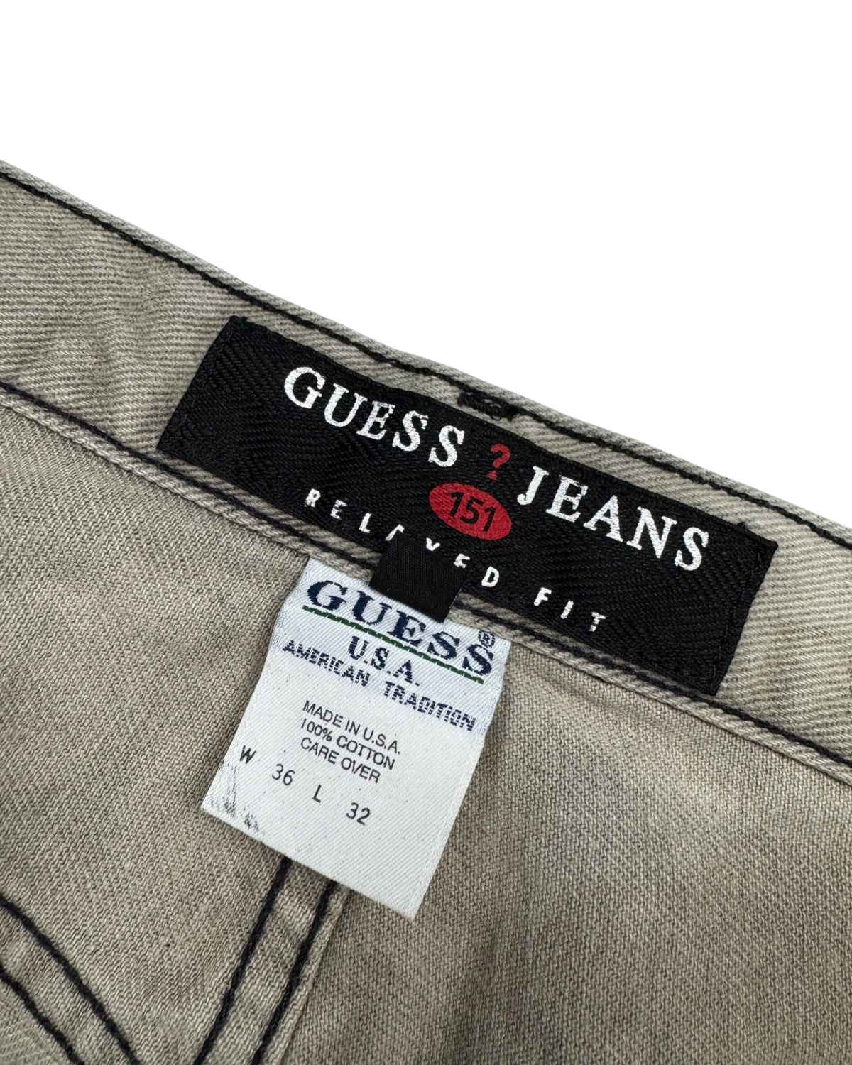 GUESS Greystone Relaxed Fit W36