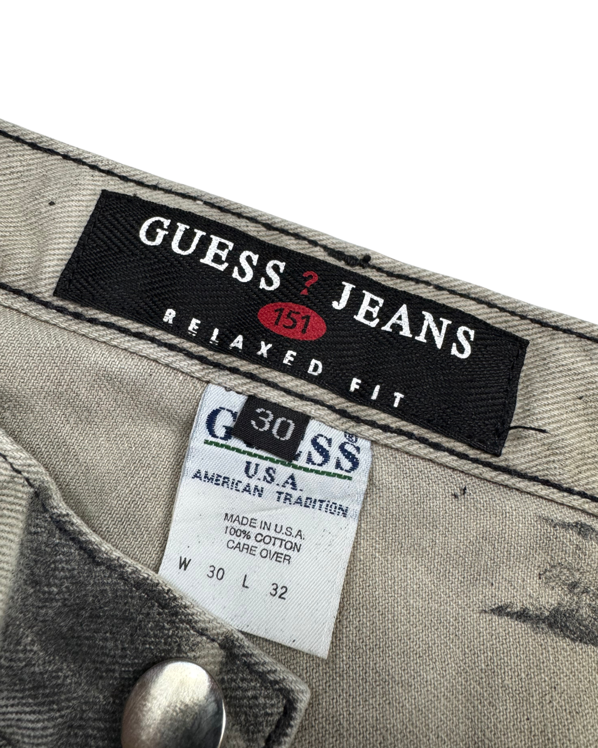 GUESS Greystone Relaxed Fit W30